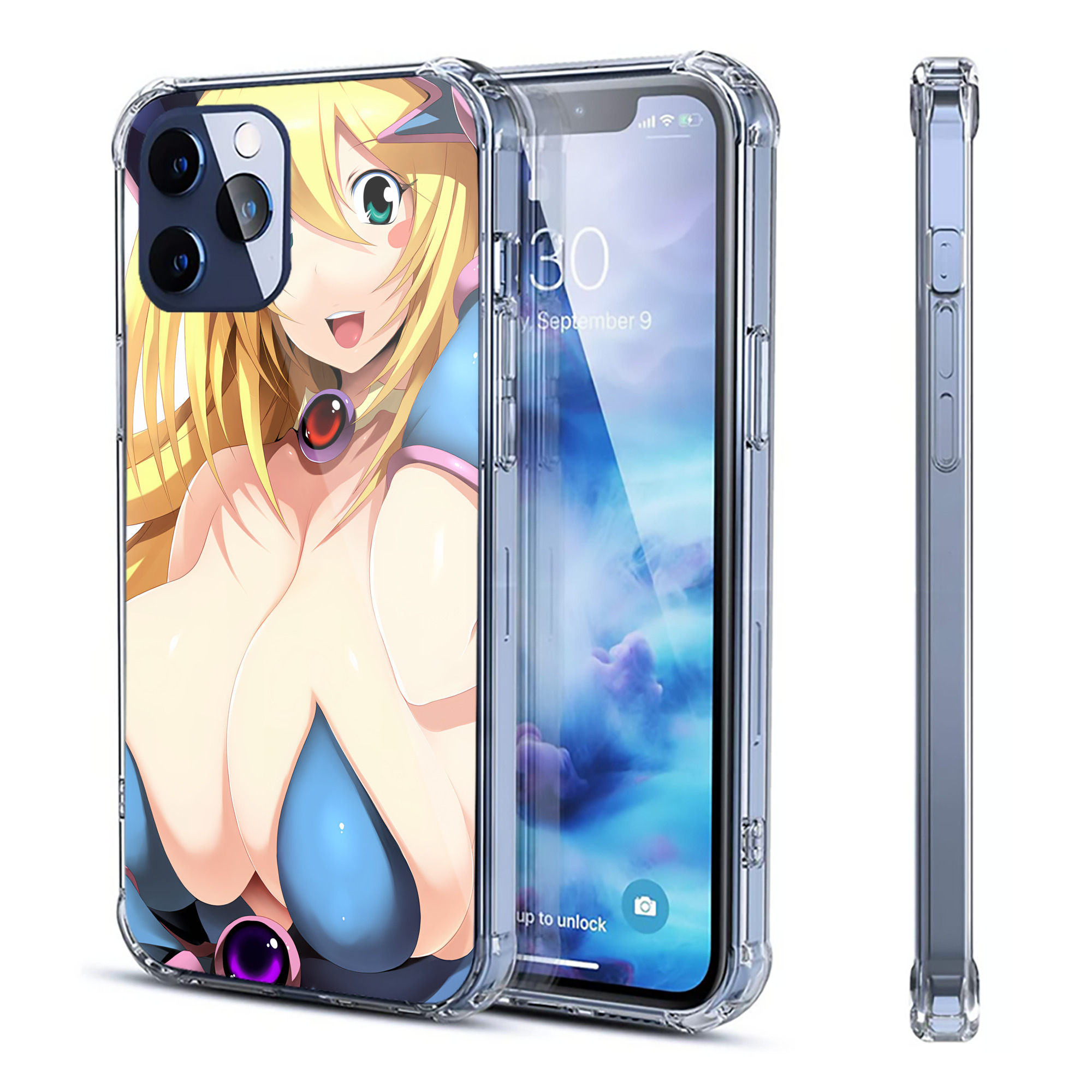 （画像用） 遊☆戯☆王 Yu-Gi-Oh! 【iPhone 12シリーズ対応】透明スマホケース（クリアソフトケース）